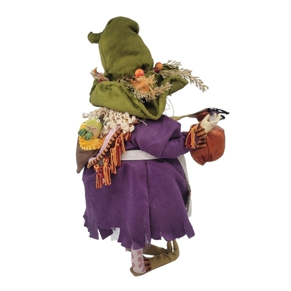 2 FOOT TALL! KRINKLES  WITCH W BABY DRAGONS DOLL FIGURE PATIENCE BREWSTER DEP 56 - Picture 5 of 9